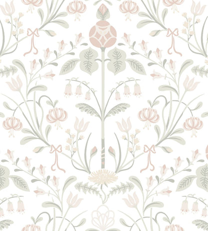Till Carl Wallpaper by Sandberg Powder Pink