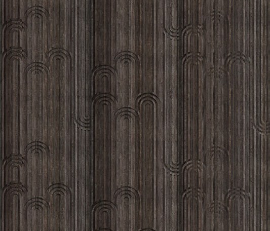Timber Arch Brown mural by Rebel Walls