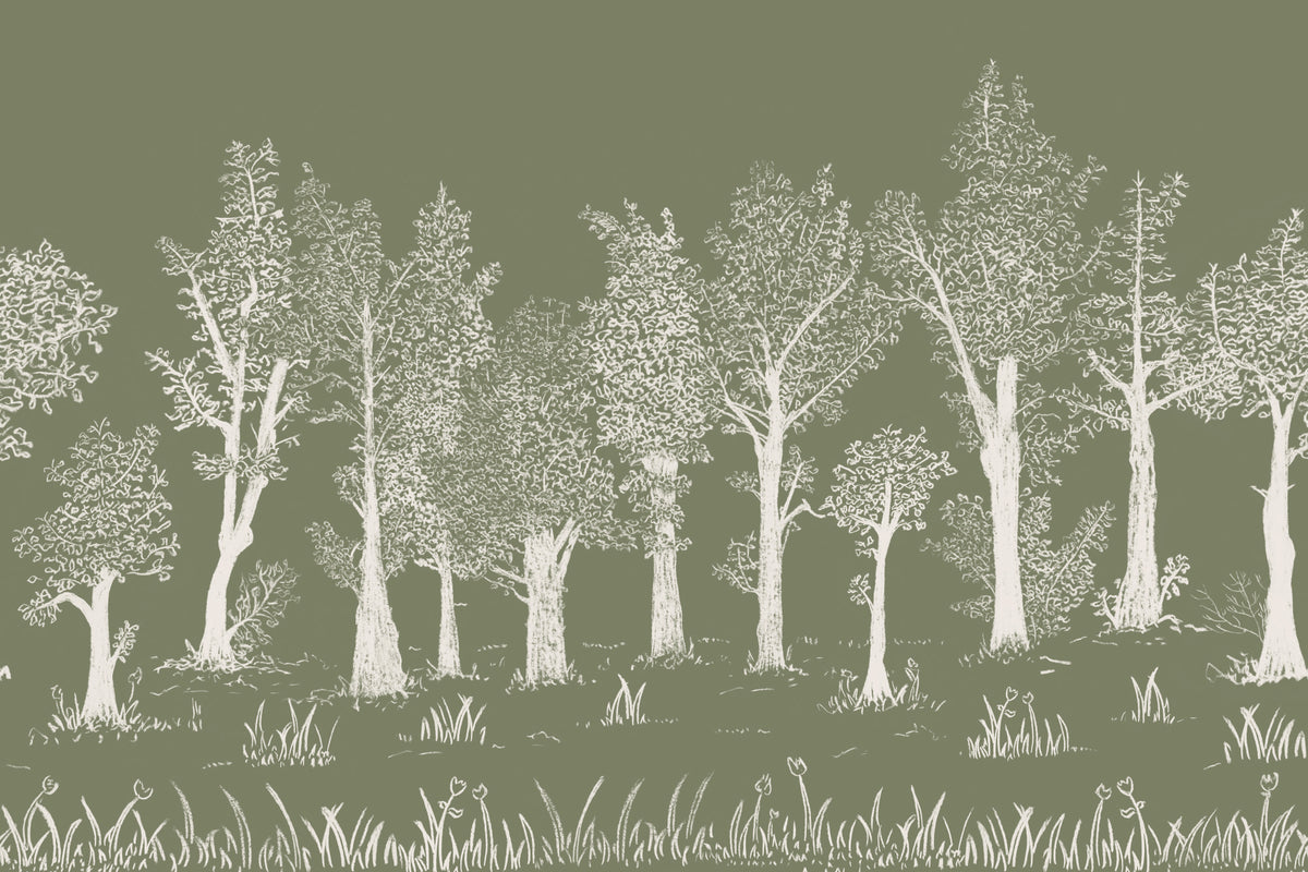 Timber Green mural by Hovia