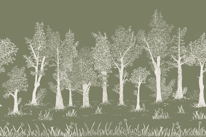 Timber Green mural by Hovia