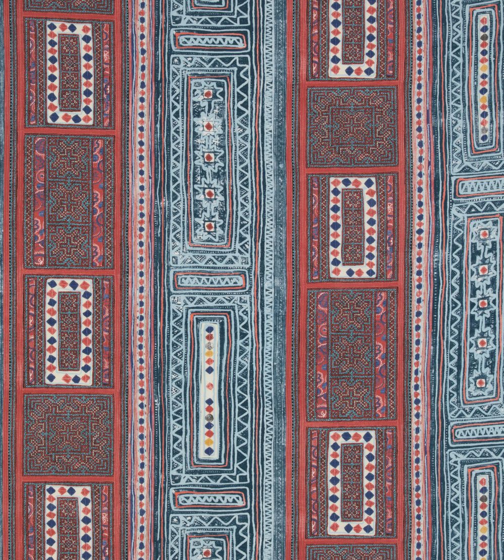 Time Teller Fabric by Christopher Farr Cloth Berry