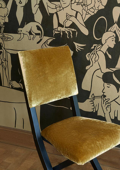 Timeo Fabric by Pierre Frey shown in a room setting (view 2)
