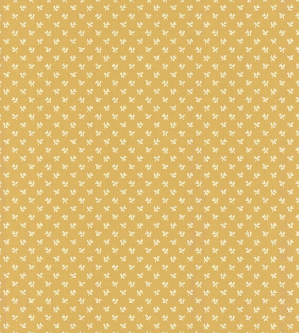 Tiny Flower Wallpaper by Langelid Von Bromssen Golden Yellow
