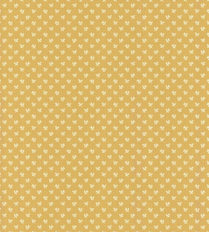 Tiny Flower Wallpaper by Langelid Von Bromssen Golden Yellow