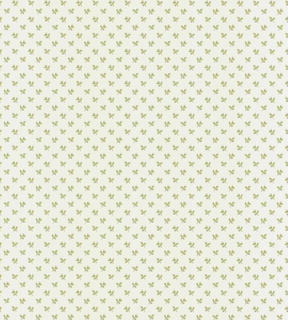 Tiny Flower Wallpaper by Langelid Von Bromssen Olive