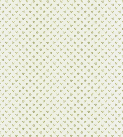 Tiny Flower Wallpaper by Langelid Von Bromssen Olive