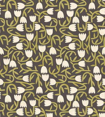 Tiny Tulip Wallpaper by Ohpopsi Midnight