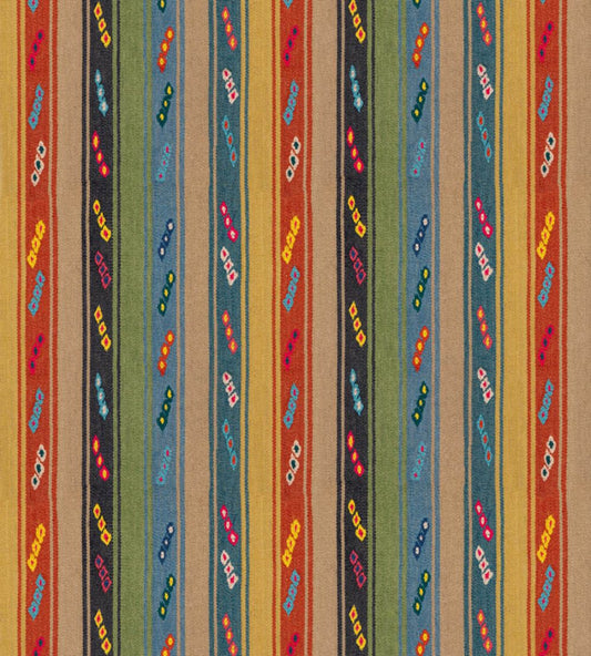 Tip Toe Fabric by GP & J Baker Teal/Spice