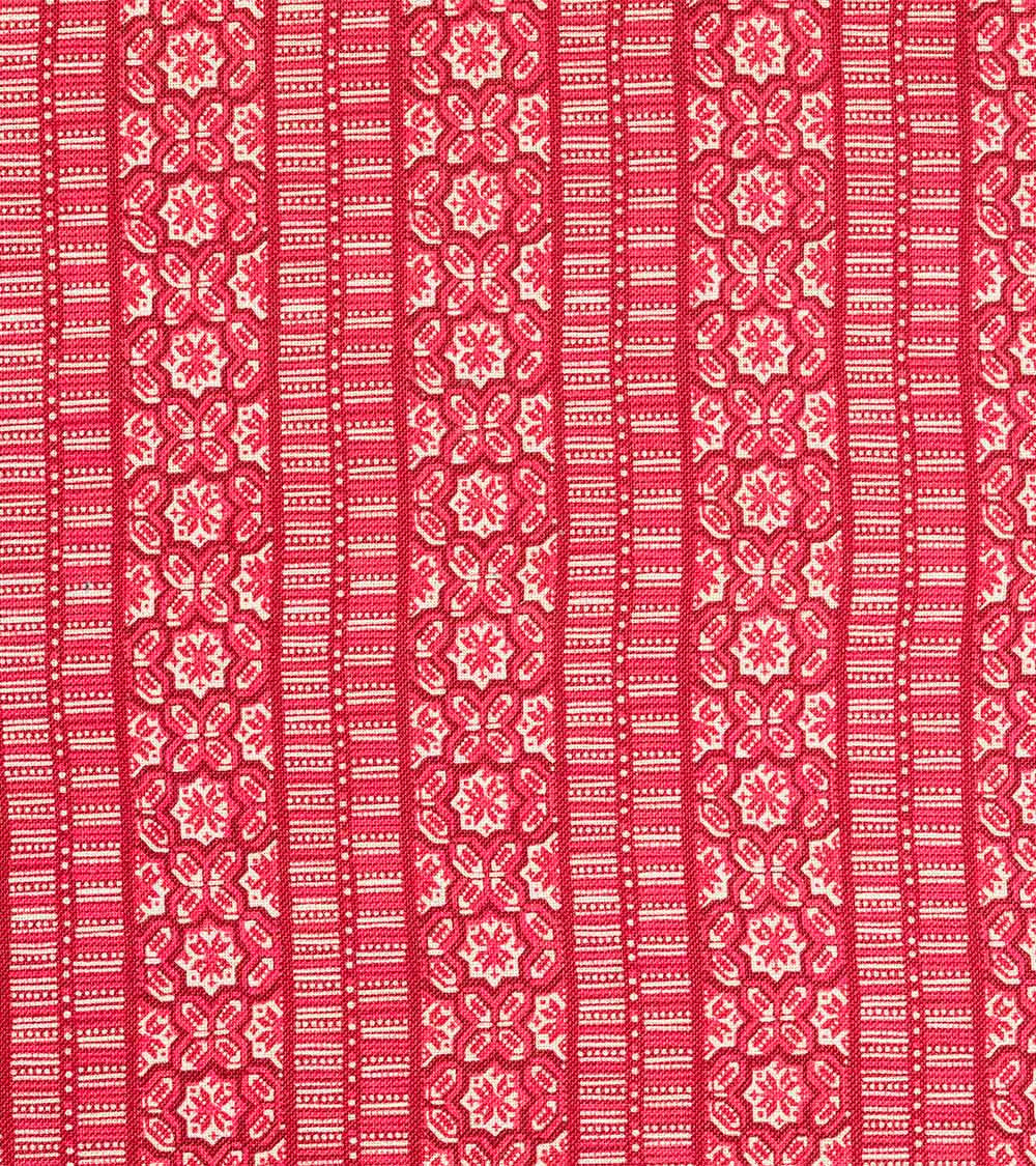 Casimir Stripe Fabric by Casa Lopez in Pink/Fuchsia