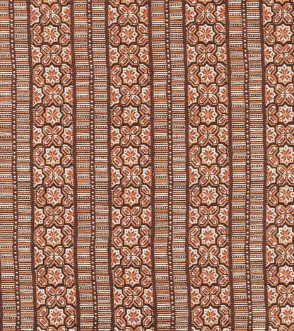 Casimir Stripe Fabric by Casa Lopez in Beige/Brown