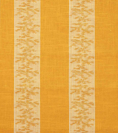 Ottoman Stripe Fabric by Casa Lopez in Yellow