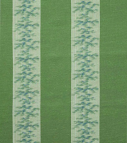 Ottoman Stripe Fabric by Casa Lopez in Green