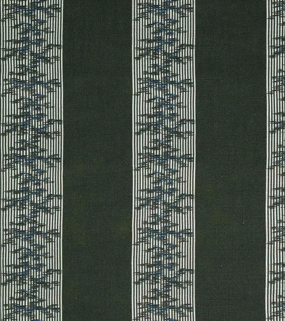 Ottoman Stripe Fabric by Casa Lopez in Fir Green