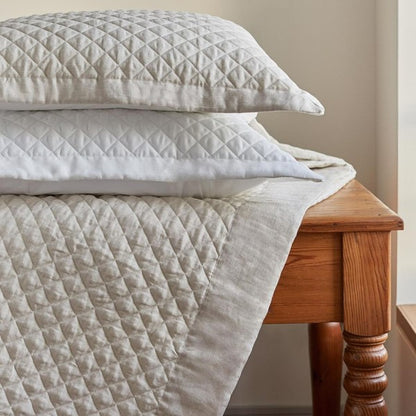 Hudson Linen Quilted Sham