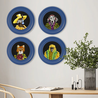 Todd framed art print by Brand McKenzie styled on a wall, room view 2