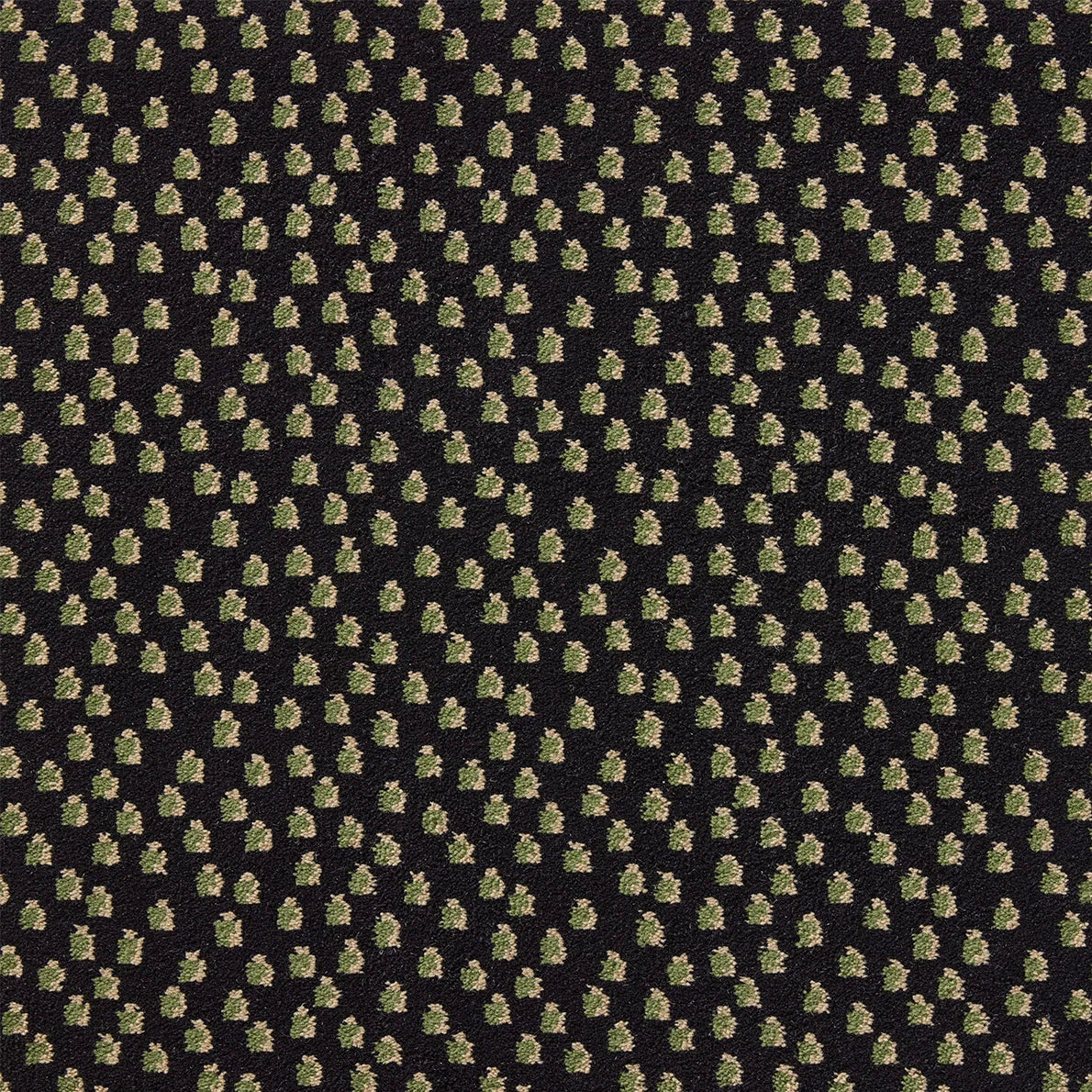 Toile Africaine Rug by Le Manach in Noir/Vert (LT128002)
