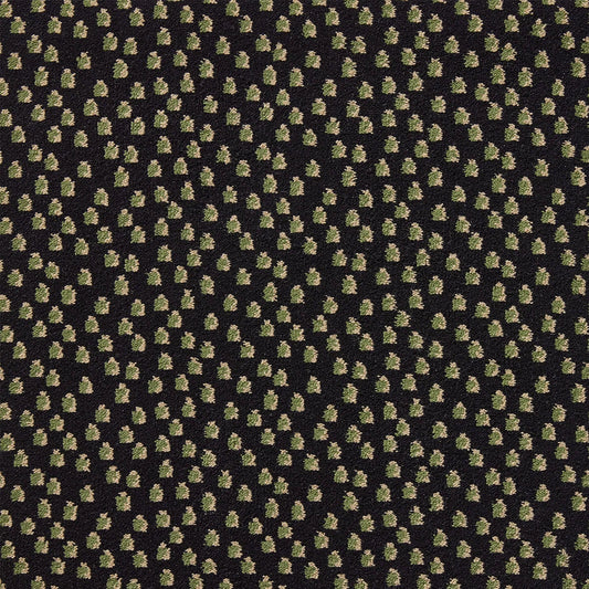Toile Africaine Rug by Le Manach in Noir/Vert (LT128002)