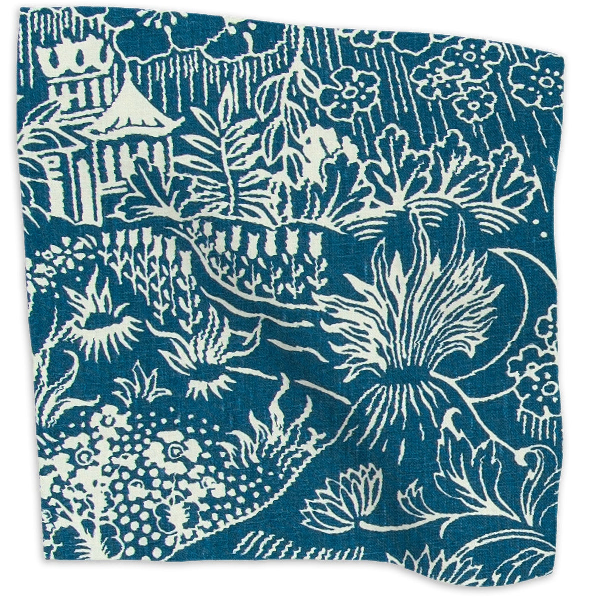 Toile Fabric by Kathryn M. Ireland in Indigo
