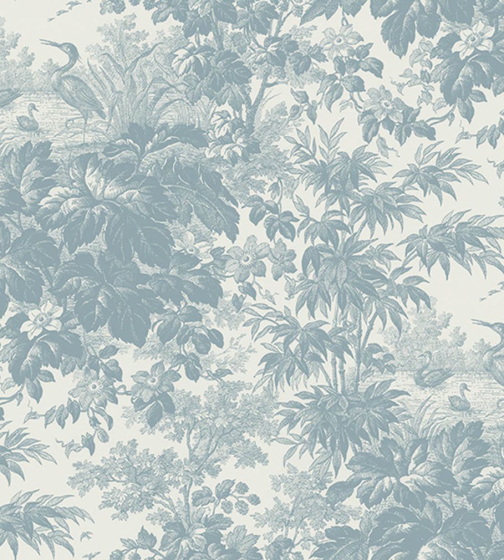 Toile Wallpaper by Jannelli&Volpi Blue