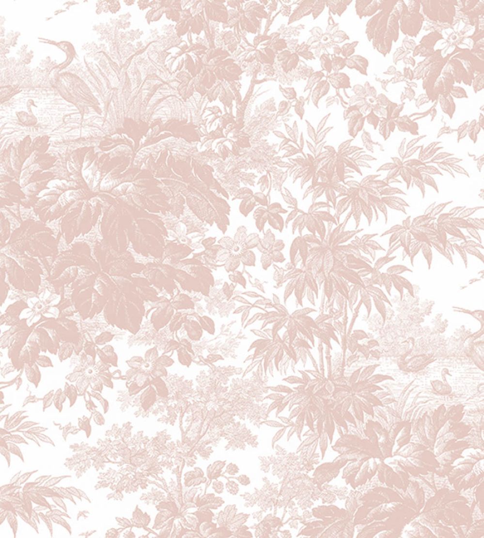 Toile Wallpaper by Jannelli&Volpi Pink
