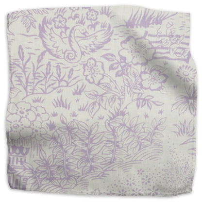 Toile Fabric by Kathryn M. Ireland in Lavender
