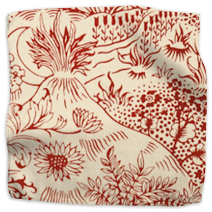 Toile Fabric by Kathryn M. Ireland in Red
