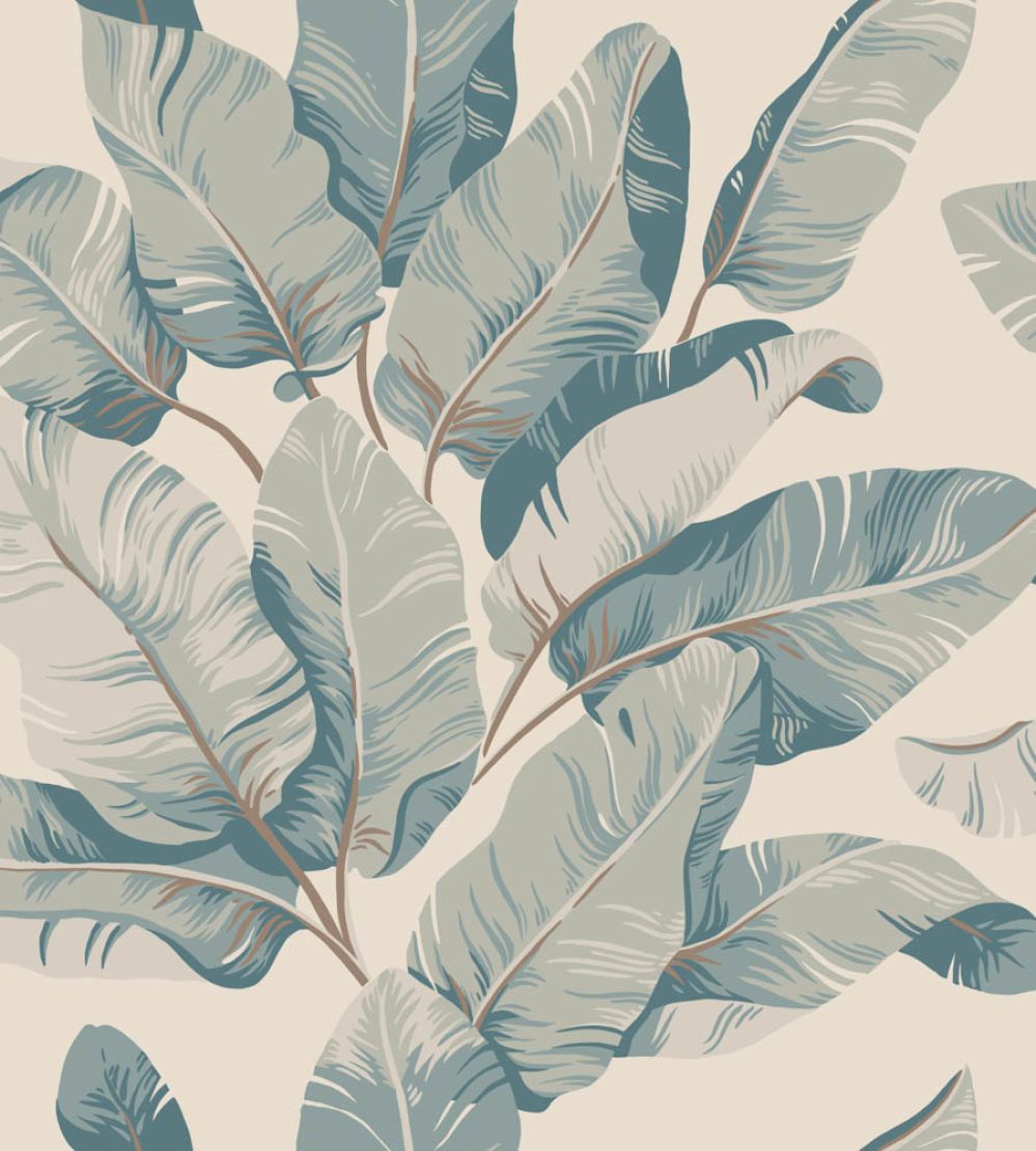 Tom Wallpaper by Sandberg Misty Blue