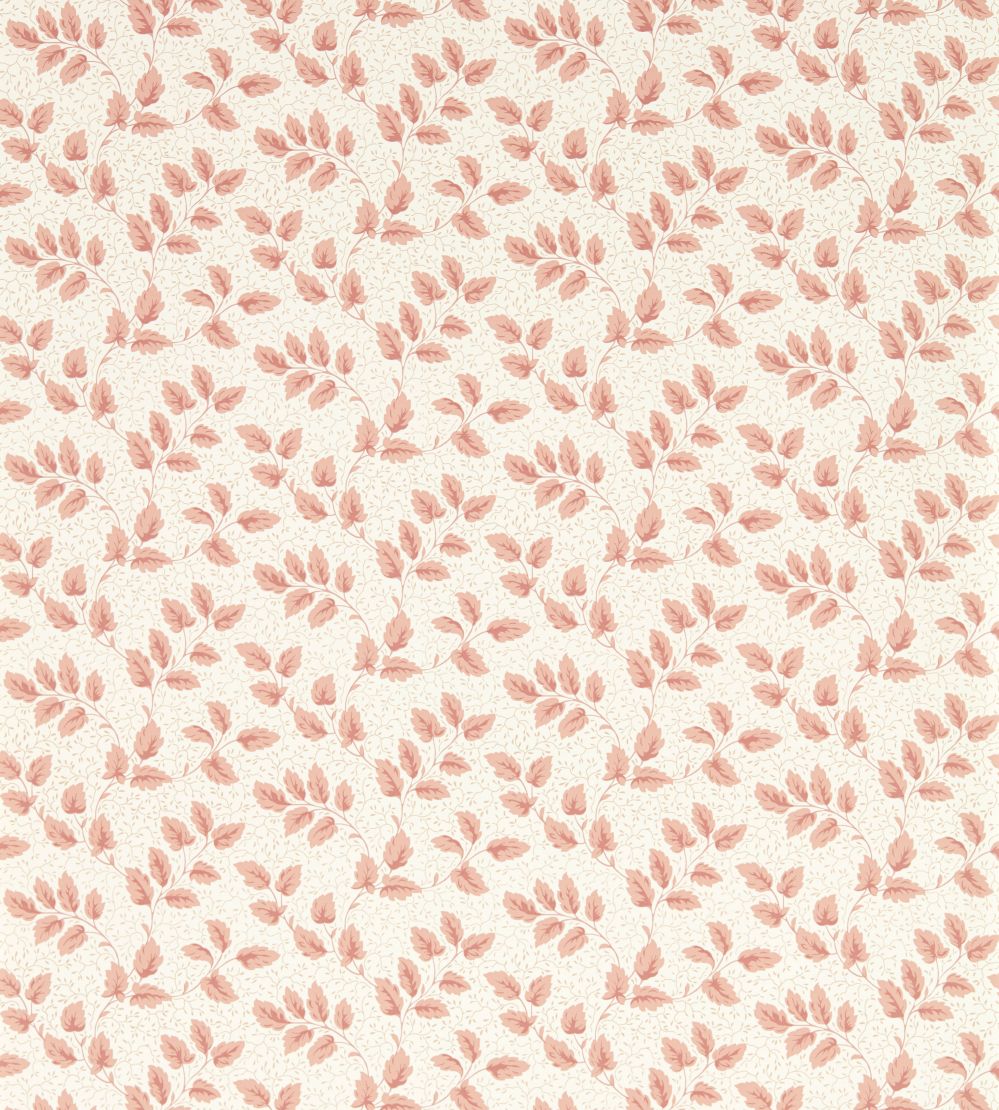 Tomato Leaf Wallpaper by Sanderson Pink Clay
