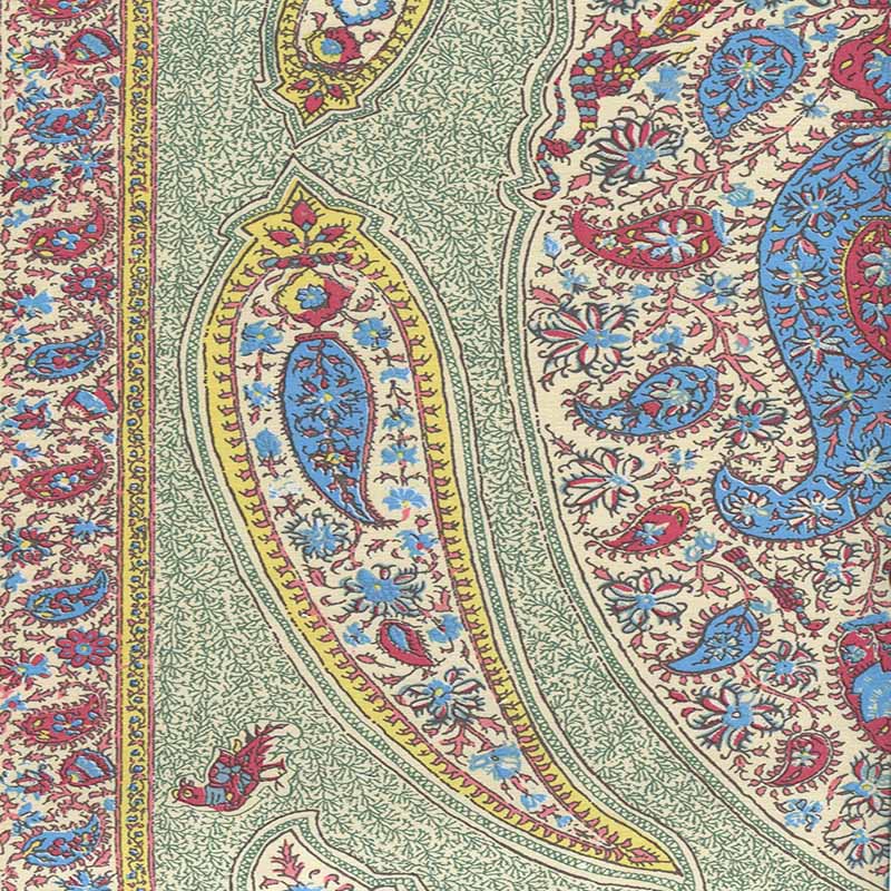 Toms Paisley Multi fabric by Quadrille