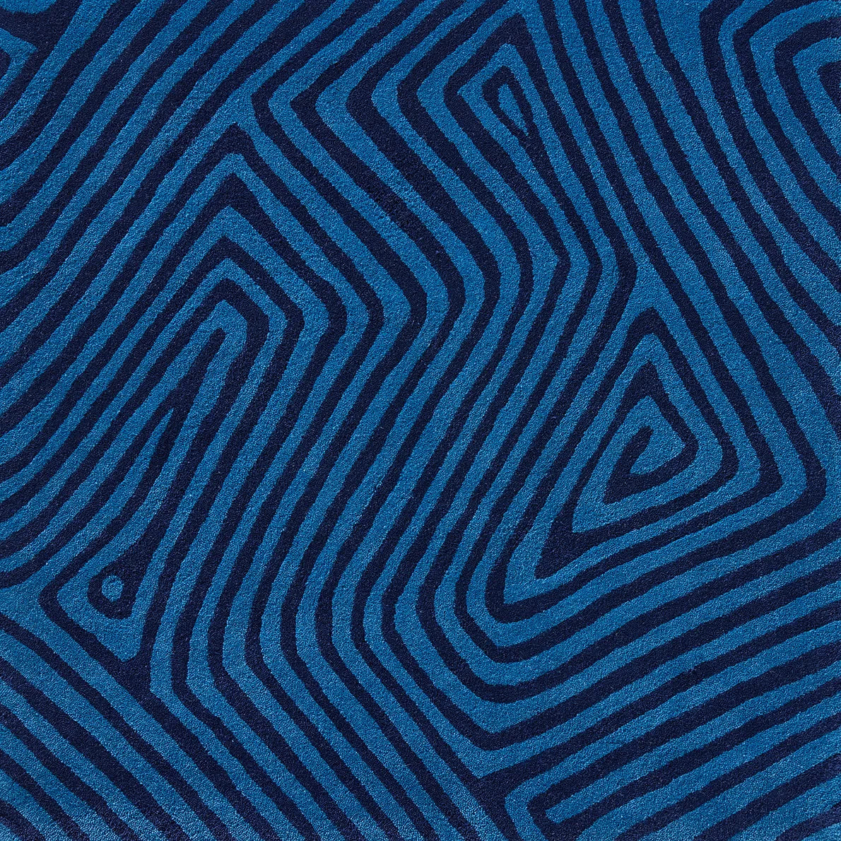 Tonga 2 Couleurs Rug by Pierre Frey in Bleu Acier (FT202003)