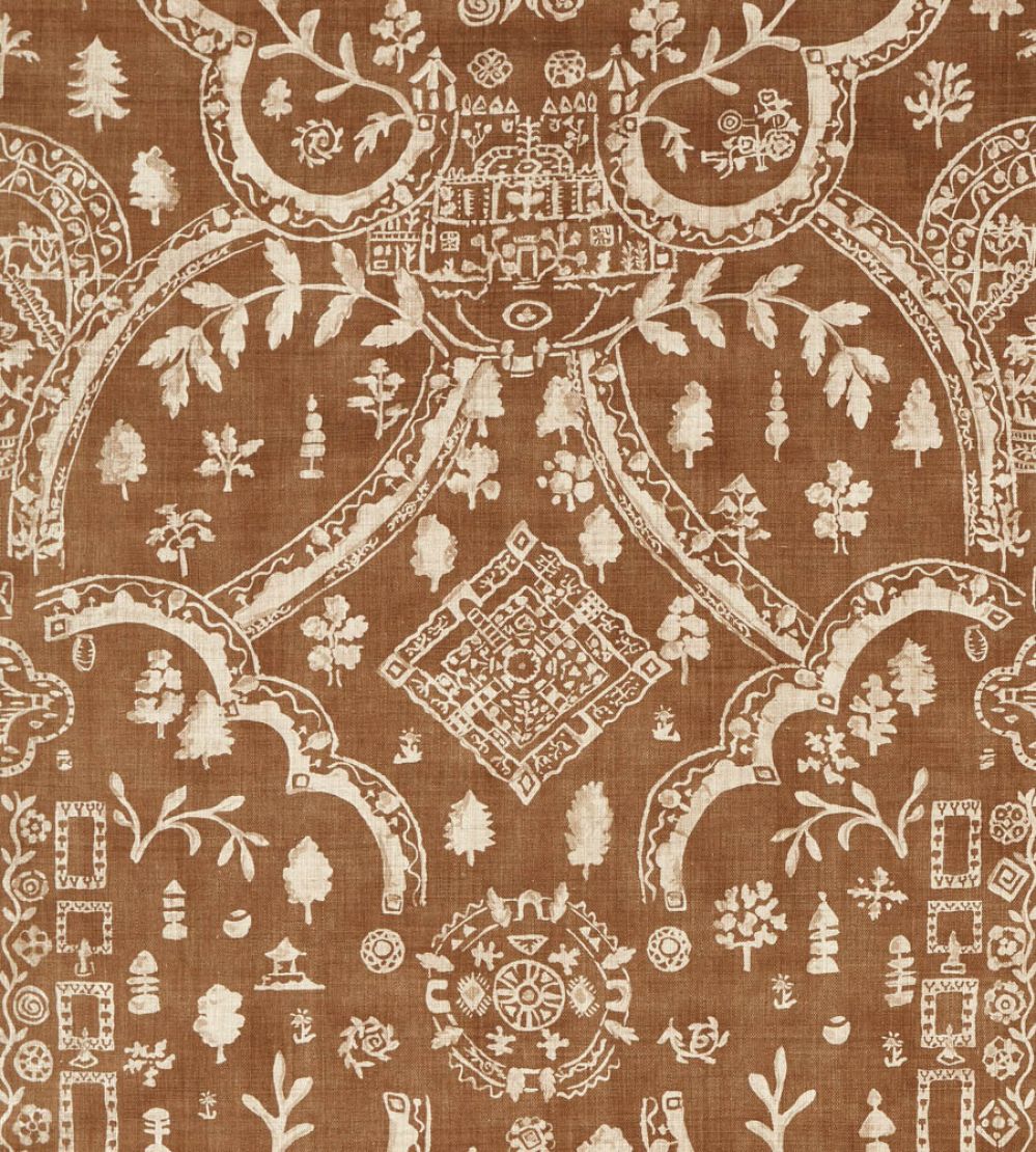 Topiary View Fabric by Sanderson Muntjac