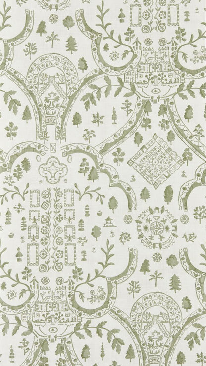 Topiary View Wallpaper by Sanderson Thyme
