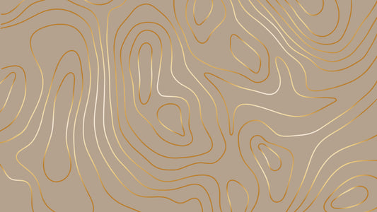 Topographic Beige mural by Rebel Walls