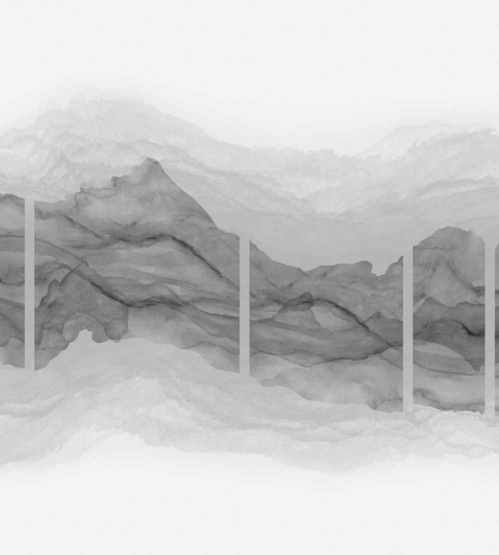 Torn Mural by Coordonne Silver