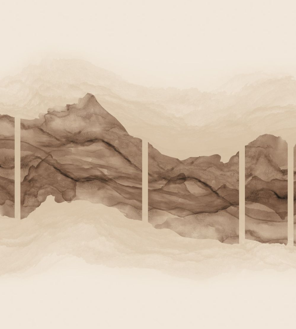 Torn Mural by Coordonne White Gold