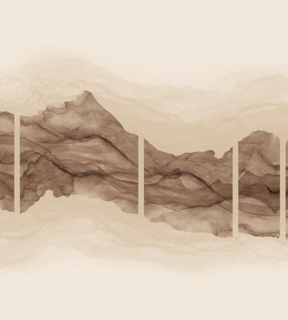 Torn Mural by Coordonne White Gold