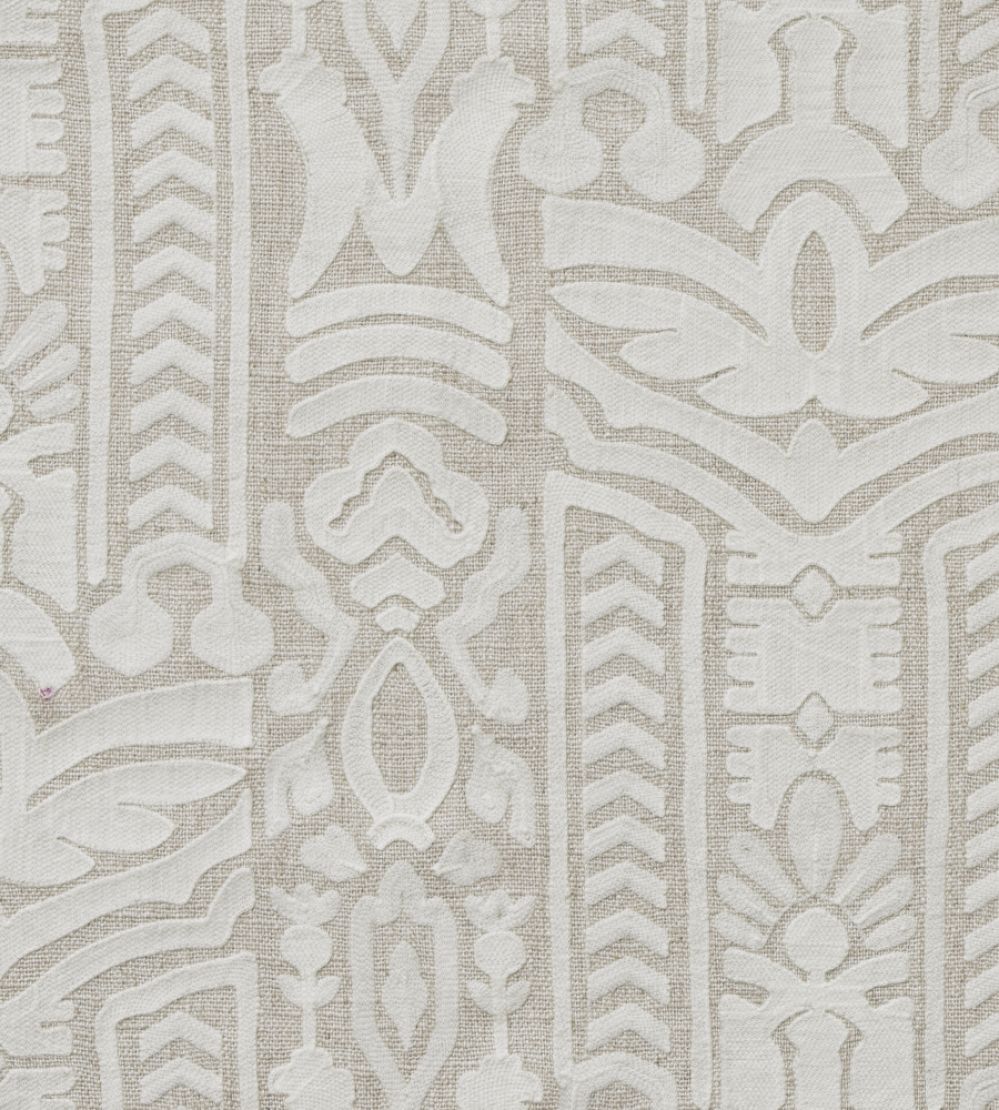 Totem Fabric by Andrew Martin Ivory