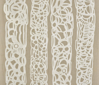 Totem Fabric by Pierre Frey in Blanc (F3374002)