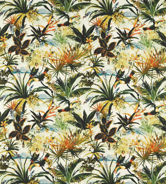 Toucan Outdoor Fabric by Clarke & Clarke Antique