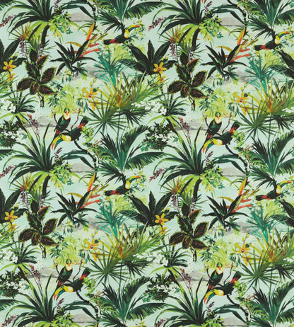 Toucan Outdoor Fabric by Clarke & Clarke Sky