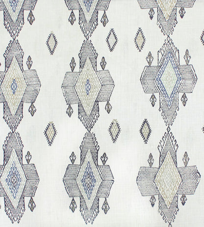 Travelling Light Fabric by Christopher Farr Cloth Indigo