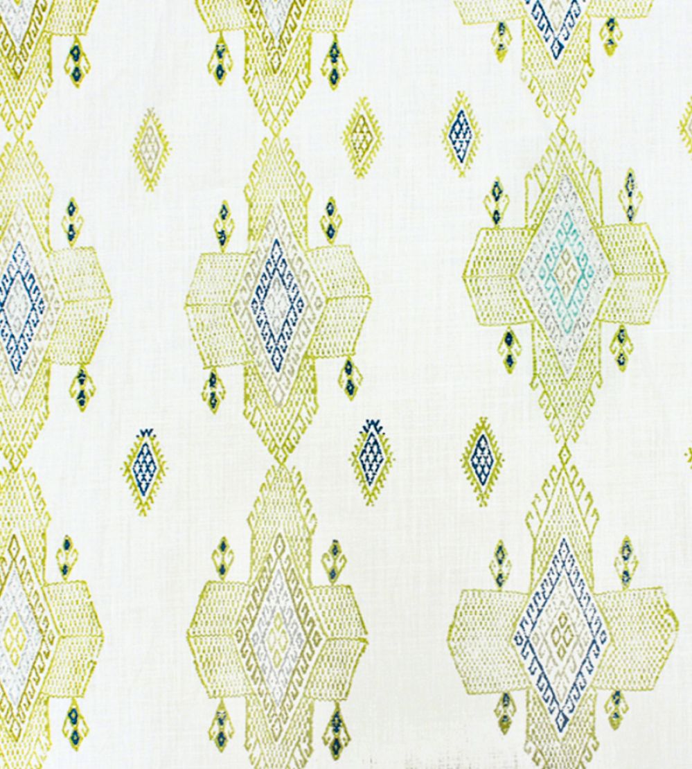 Travelling Light Fabric by Christopher Farr Cloth Pistachio