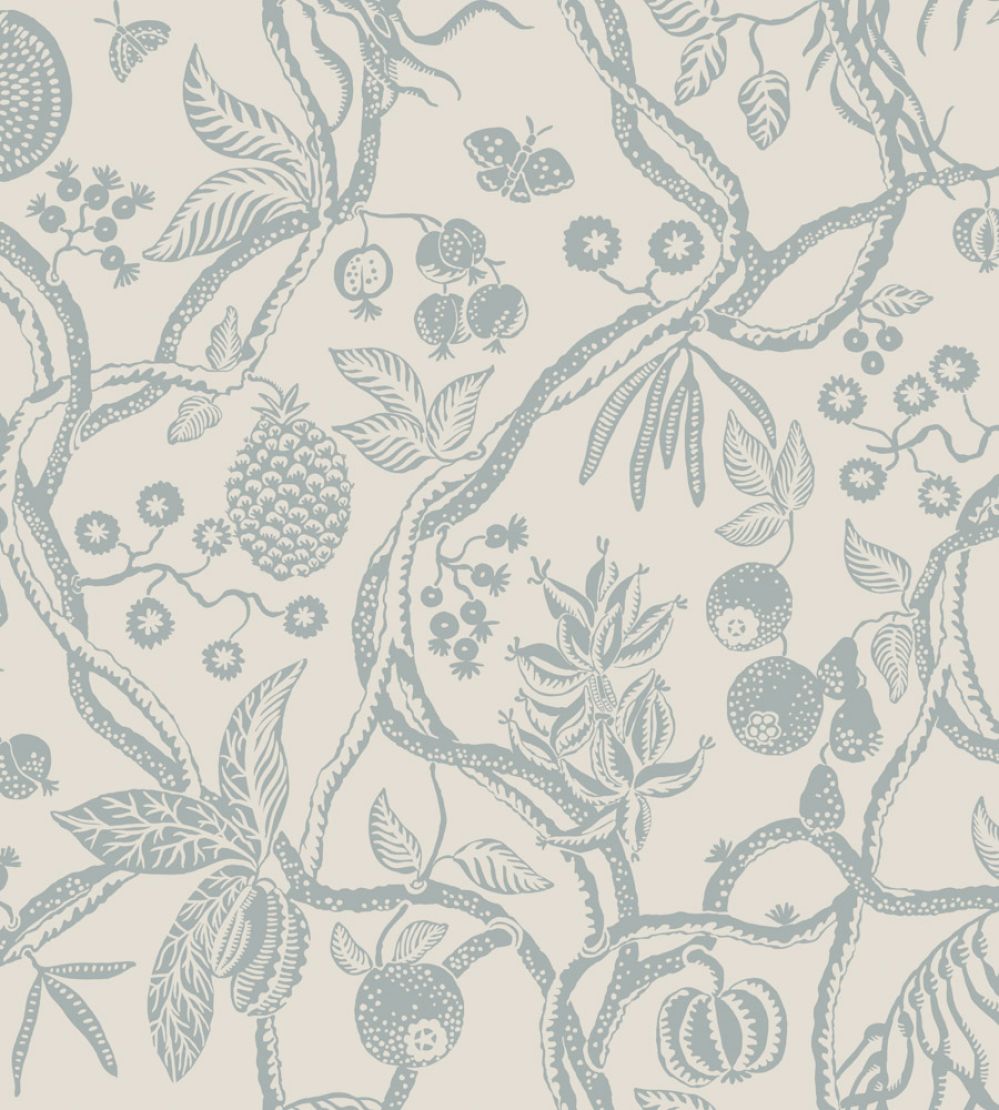 Tree of Life Wallpaper by Sandberg Light Blue