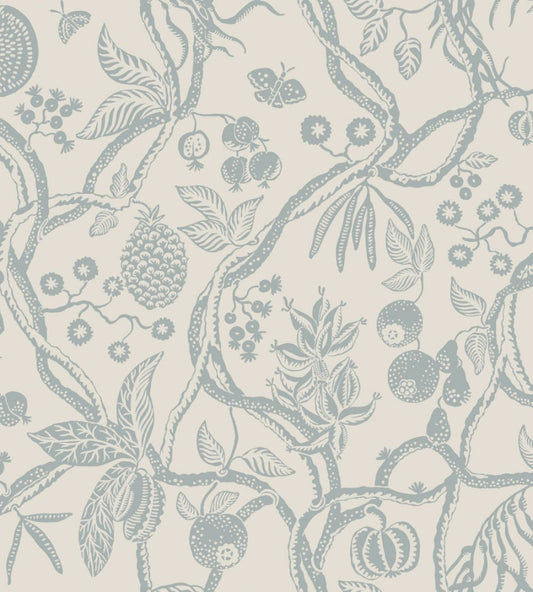 Tree of Life Wallpaper by Sandberg Light Blue