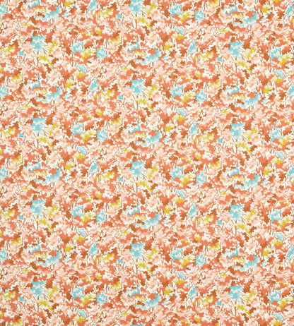 Tree Tops Fabric by Harlequin Baked Terracotta/Azul/Honey