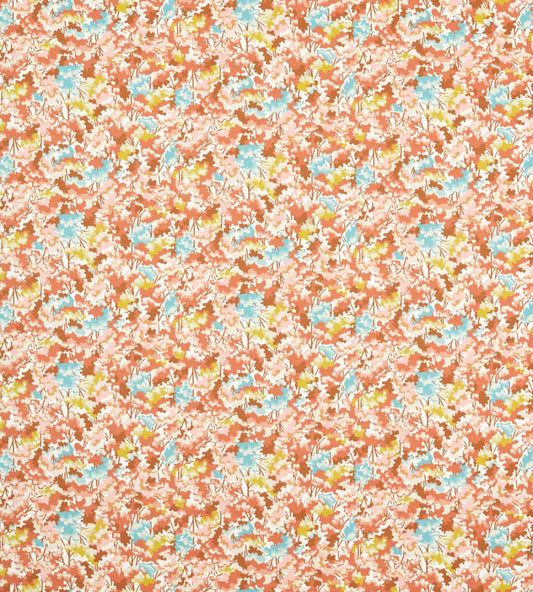 Tree Tops Fabric by Harlequin Baked Terracotta/Azul/Honey