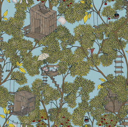 Treehouse Sunshine wallpaper by Rebel Walls