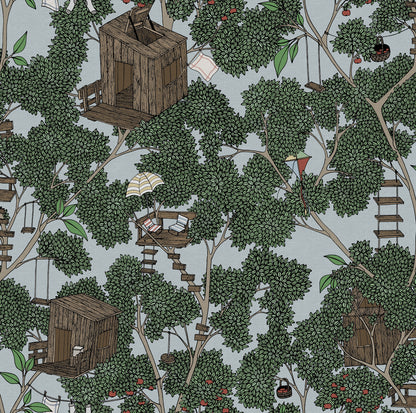 Treehouse Summer wallpaper by Rebel Walls
