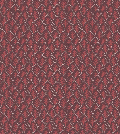 Trees II Fabric by Parker & Jules Crimson