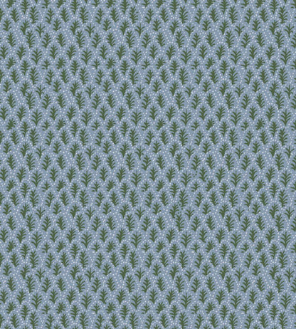 Trees II Fabric by Parker & Jules Day Blue